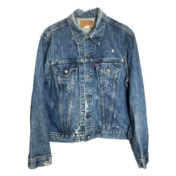 Vintage Levi’s USA Made Trucker Jacket Size M (Lot 71205) - Picture 3 of 7